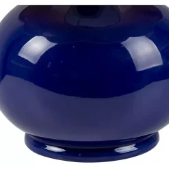 Kirklands Home Stella Diminuta Table Lamp with Woven Shade Blue Best