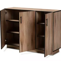 Kirklands Home Stella Contemporary Oak 3-Door Sideboard Sale
