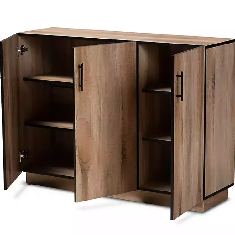 Kirklands Home Stella Contemporary Oak 3-Door Sideboard Sale