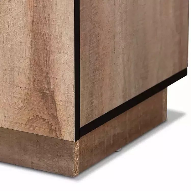 Kirklands Home Stella Contemporary Oak 3-Door Sideboard Sale