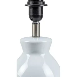 Kirklands Home Stella Light Mini Table Lamp with Woven Shade Blue Clearance
