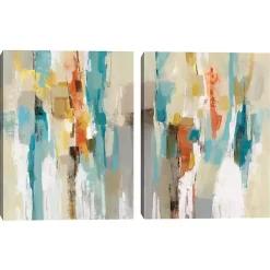 Kirklands Home Steps on Sand I & II Canvas Art Prints, Set of 2 Multi Clearance