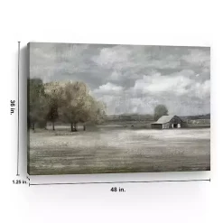 Kirklands Home Still Country Quiet Canvas Art Print, 48x36 in. Gray Hot