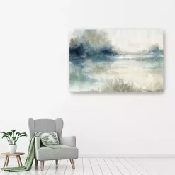 Kirklands Home Still Evening Waters II Giclee Canvas Art Print Blue Discount