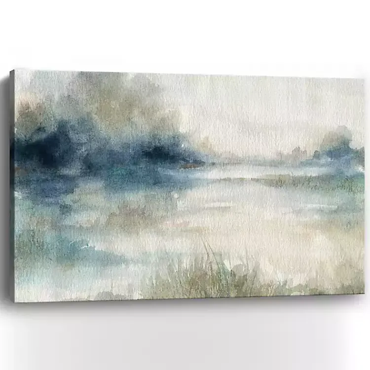 Kirklands Home Still Evening Waters II Giclee Canvas Art Print Blue Discount