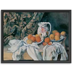 Kirklands Home Still Life with a Curtain Framed Canvas Art Print Multi Outlet
