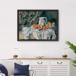 Kirklands Home Still Life with a Curtain Framed Canvas Art Print Multi Outlet