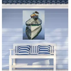 Kirklands Home Still Waters Outdoor Canvas Art Print Blue Online
