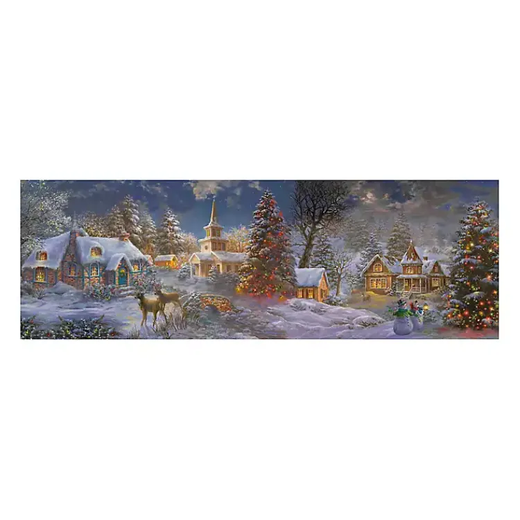 Christmas Art & Wall Decor>Kirklands Home Stillness of Christmas Canvas Art Print Multi