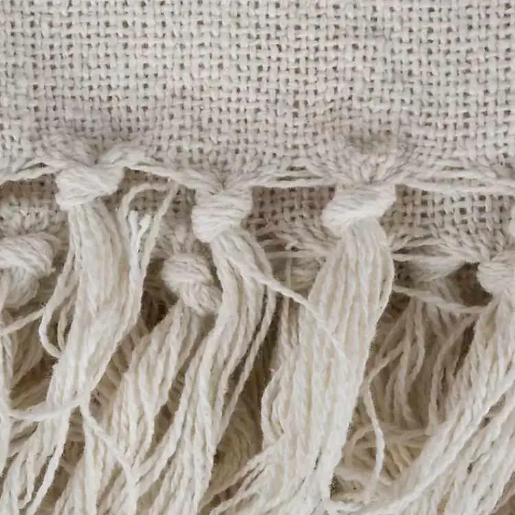 Blankets & Throws>Kirklands Home Stone Cabana Stripe Throw Tan