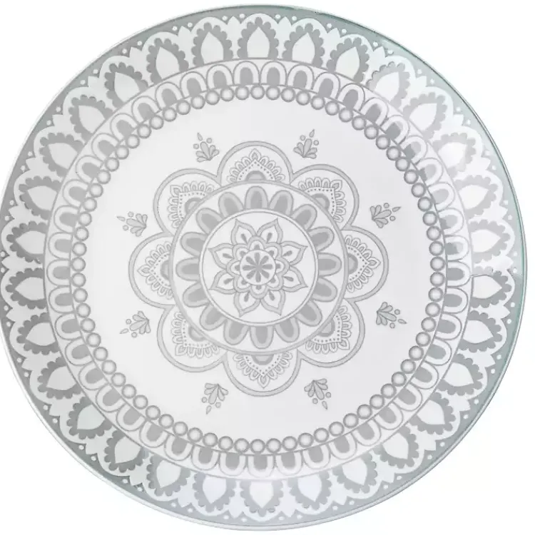 Kirklands Home Stone Lila Patterned 12-pc. Dinnerware Set New