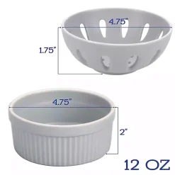 Kirklands Home Stone Stoneware 7-pc. Kitchen Accessories Set Gray Hot