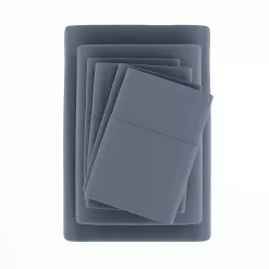 Kirklands Home Stone Ultra Soft 6-pc. Full Sheet Set Gray New