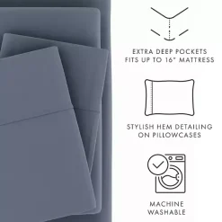 Kirklands Home Stone Ultra Soft 3-pc. Twin XL Sheet Set Gray Sale