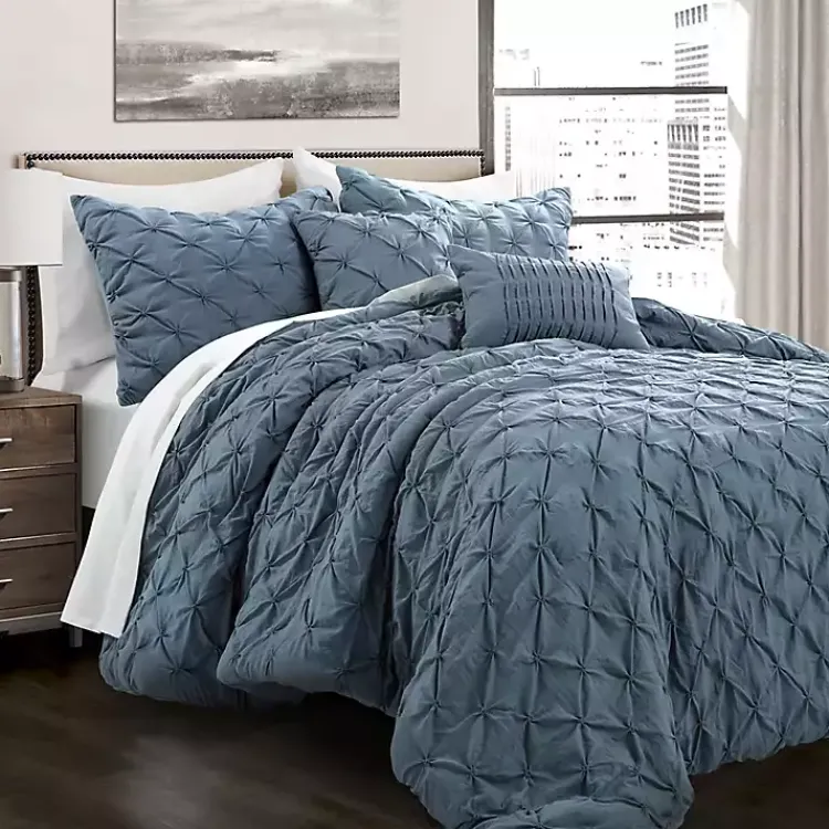 Kirklands Home Stormy Ravello 5-pc. Full/Queen Comforter Set Blue Discount