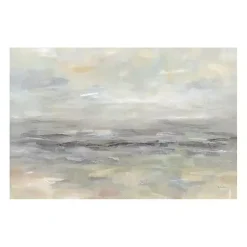 Kirklands Home Stormy Gray Landscape Giclee Canvas Art Print New