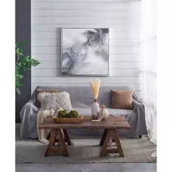 Kirklands Home Stormy Skies Framed Canvas Art Print Gray Clearance