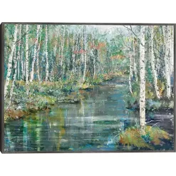 Kirklands Home Streaming Framed Canvas Art Print Outlet
