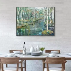 Kirklands Home Streaming Framed Canvas Art Print Outlet