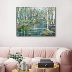Kirklands Home Streaming Framed Canvas Art Print Outlet