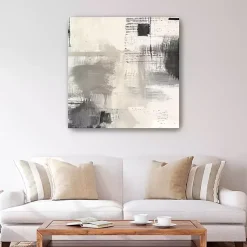 Kirklands Home Subtle Shadow Abstract Canvas Art Print New