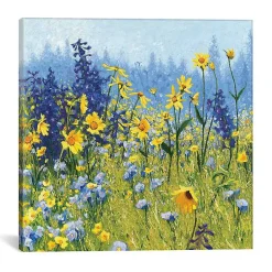 Kirklands Home Summer Botanical Canvas Art Print Multi New