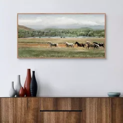 Kirklands Home Summer Herd Framed Canvas Art Print Online