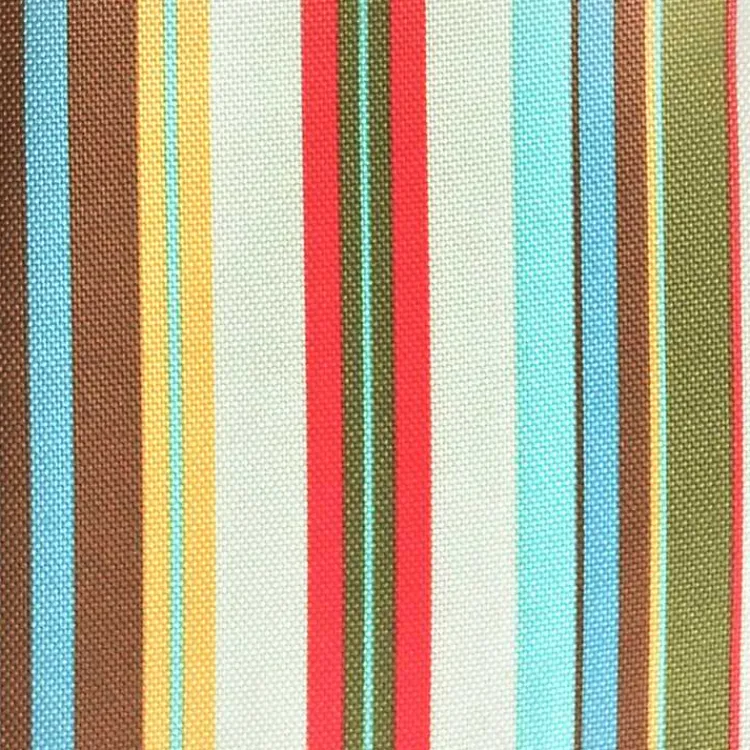 Kirklands Home Summer Stripe Outdoor Round Zipper Table Cloth Multi New