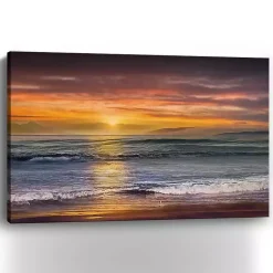 Kirklands Home Sundown Descanso Beach Canvas Art Print, 60x40 in. Best