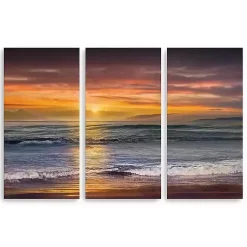 Kirklands Home Sundownn Descanso Beach Canvas Art Prints Multi Best
