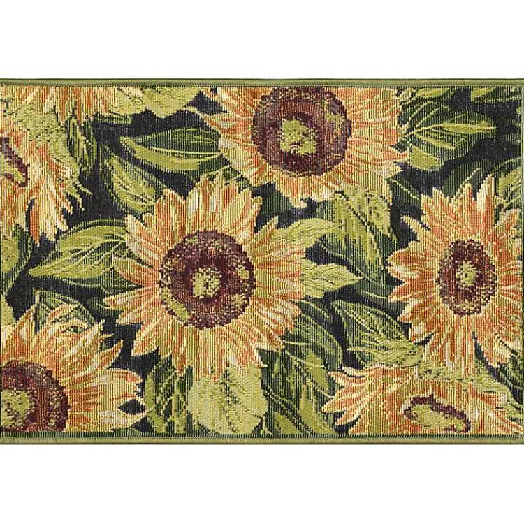 Kirklands Home Sunflower Blossoms Indoor/Outdoor Rug, 2x3 Outlet