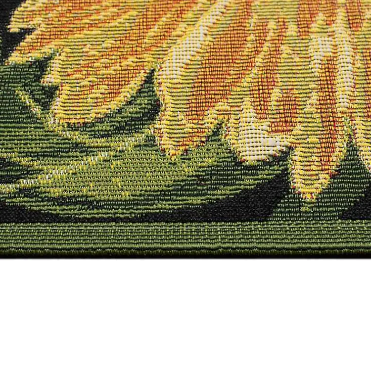 Kirklands Home Sunflower Blossoms Indoor/Outdoor Rug, 2x3 Outlet