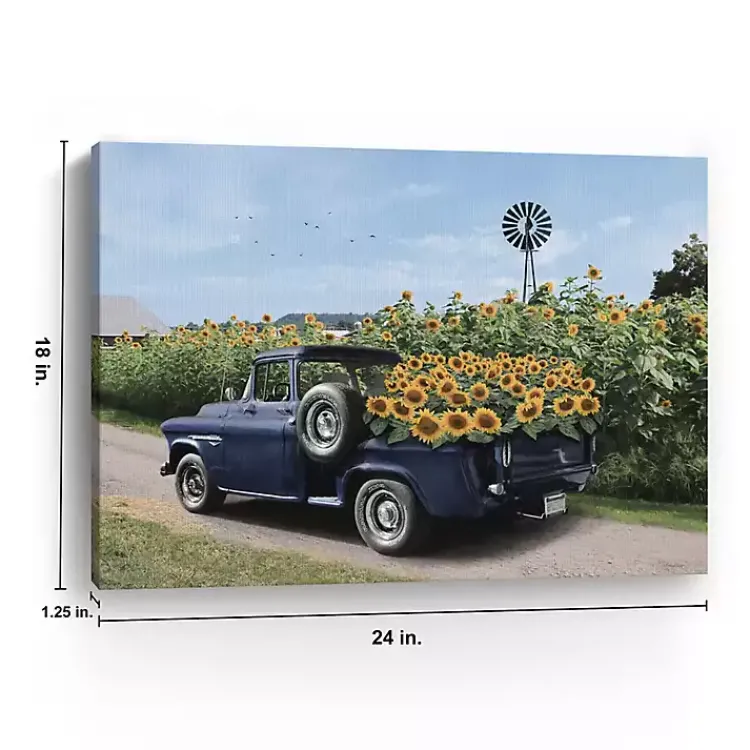 Kirklands Home Sunflower Days Canvas Art Print, 24x18 in.