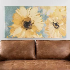 Kirklands Home Sunflower Escape Canvas Art Print, 60x30 in. Hot