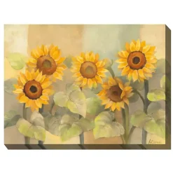 Kirklands Home Sunflower Sunshades Outdoor Canvas Art Print Hot