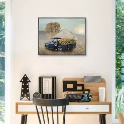 Fall>Kirklands Home Sunflower Truck Framed Canvas Art Print