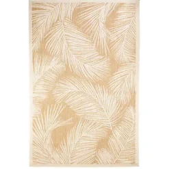Kirklands Home Sunlight Palm Leaves Outdoor Area Rug, 6x9 Clearance