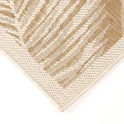 Kirklands Home Sunlight Palm Leaves Outdoor Area Rug, 6x9 Clearance