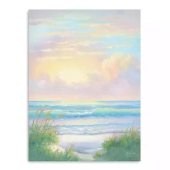 Kirklands Home Sunlit Waves Canvas Art Print Clearance