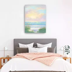 Kirklands Home Sunlit Waves Canvas Art Print Clearance