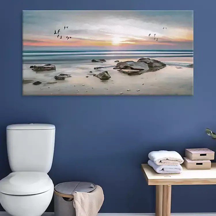Kirklands Home Sunset Flight Giclee Canvas Art Print