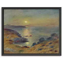 Kirklands Home Sunset in Douarnenez Framed Canvas Art Print Best