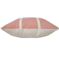 Kirklands Home Sunset Pink Double Stripe Outdoor Pillow Clearance