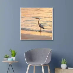 Kirklands Home Sunset Shore Framed Canvas Art Print Sale