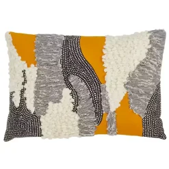 Pillows>Kirklands Home Sunshine Boucle Textured Lumbar Throw Pillow
