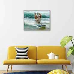 Kirklands Home Surf & Turf Framed Canvas Art Print Multi Outlet