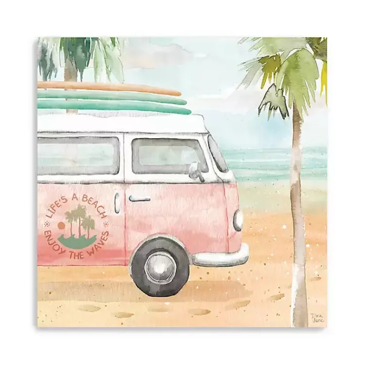 Kirklands Home Surfs Up V Canvas Art Print New