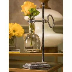 Vases>Kirklands Home Suspended Vase on Metal Stand
