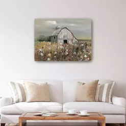Kirklands Home Swatland Wildflower Barn Canvas Art Print Hot