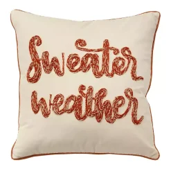 Fall>Kirklands Home Sweater Weather Harvest Throw Pillow